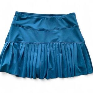 Kyodan Teal Mini Skirt with Pleats